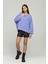 Fancy Kadın Bisiklet Yaka Yumuşacık İçi Pamuklu Oversize Basic Kalın Sweatshirt 1