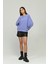 Fancy Kadın Bisiklet Yaka Yumuşacık İçi Pamuklu Oversize Basic Kalın Sweatshirt 4