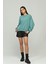 Fancy Kadın Bisiklet Yaka Yumuşacık İçi Pamuklu Oversize Basic Kalın Sweatshirt 3