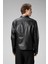 E7502 Deri Erkek Mont Slim Fit Tasarım ile Şık ve Sportif Görünüm 3