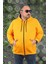 Büyük Beden Unisex Kapüşonlu 3ip Sweat 11701 Hardal 1