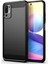 Xiaomi Redmi Note 11 Se - Redmi Note 10 5g Brushed Carbon Fiber Silikon Kılıf - Siyah 1