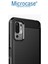 Xiaomi Redmi Note 11 Se - Redmi Note 10 5g Brushed Carbon Fiber Silikon Kılıf - Siyah 2