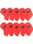 10 Adet Golf Demir Headcover, Tüm Markalar Için Number Işlemeli Koruma Kırmızı (Yurt Dışından) 3