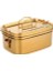 1.5l 304 Paslanmaz Çelik Öğle Yemeği Kutusu Çift Katmanlar Bento Gıda Konteyner Snack Depolama Termal Metal Kutusu Stok Yemek | Öğle Yemeği Kutuları (Altın) (Yurt Dışından) 1