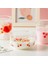 Kiraz Cam Bardaklar Kız Tatlı Kahvaltı Meyve Salatası Kase Isıya Dayanıklı Kahve Süt Kupası Seti Sofra Vaso Ev Drinkware DF50B | Bira Steins (Yurt Dışından) 3