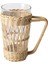 El Yapımı Rattan Dokuma Kore Retro Yaratıcı Fincan Dokuma Su Isıtıcısı El Teslim Cam Fincan Kahve Kupa | Bira Steins (Yurt Dışından) 1
