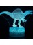(Spinosaurus) LED 3D Dinozor Jurassic Gece Işık Görsel Illusion 7 Renkler Odası Lamba Çocuk Hediye (Yurt Dışından) 1
