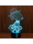 Snoopy Renkli USB 3D Anime Gece Lambası Atmosfer LED Masa Lambası (Yurt Dışından) 1