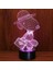 Snoopy Renkli USB 3D Anime Gece Lambası Atmosfer LED Masa Lambası (Yurt Dışından) 3