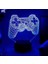 3D Gece Lambası Oyun Odası Masası Kurulum Aydınlatma Dekor Masada Ps Gamepad Şekli Oyun Konsolu Simgesi Logo Sensörü Işık Başucu Hediye (Tip F) (Yurt Dışından) 3