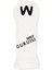 Su Geçirmez Golf Ahşap Kafa Kapak 1 3/5 Ut Atıcı Kollu Fairway Headcover Beyaz 3 35 x 12 cm. (Yurt Dışından) 1