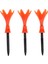 3 Adet Taşınabilir Plastik Dönebilen Golf Tees Ayarlanabilir Yükseklik Golf Tees Turuncu (Yurt Dışından) 2