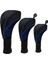 3 Adet Golf Kulübü Headcover 460CC Hibrid Sürücü Ahşap Kafa Kapak No. 1 3 5 Mavi (Yurt Dışından) 1