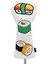 Golf Ahşap Kafa Kapak Ut Headcover Koruma No. Tag Golfçü Aksesuarları Sürücü (Yurt Dışından) 4