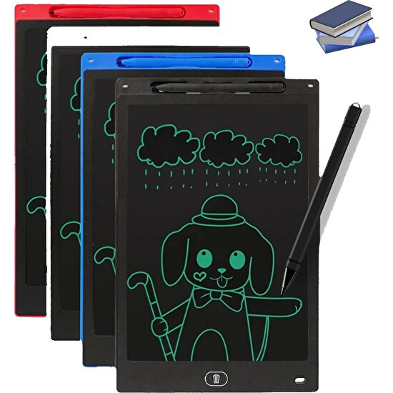 Writing Tablet LCD 8.5 Inç Dijital Kalemli Çizim Yazı Tahtası Grafik Not Yazma. beyaz kırmızı yeşil mavi 4 renk mevcuttur