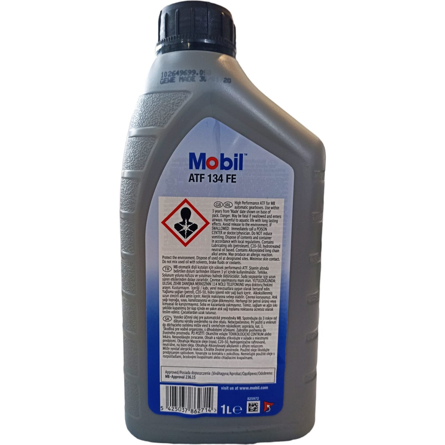 Mobil Atf 134 Fe Otomatik Şanzıman Yağı 1 Litre Fiyatı