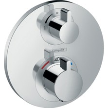 Hansgrohe Ecostat E Termostat Ankastre Montaj, 2 Çıkış için Krom