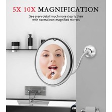 HaiTun LED Işık ile LED Makyaj Aynası Vanity Aynası 10X Miroir Kozmetik Ayna Espejo De Maquillaje Spiegel | Makyaj Aynaları (Yurt Dışından)