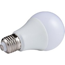 Rbr LED Ampul 9 Watt Duylu Ampul Beyaz Işık Normal Duy 8 Adet