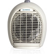 Kumtel Fanlı Isıtıcı ( Sıcak -Soğuk Fan ) Termostatlı 2000 W LX-6331 Bej