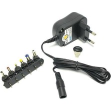 Wellpower Kademeli 6 Uçlu 3V-12V 12W Adaptör