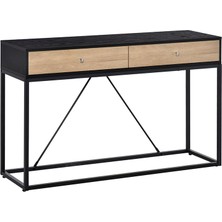 Hitit Dekorasyon Abbie Siyah Metal&ahşap Dresuar