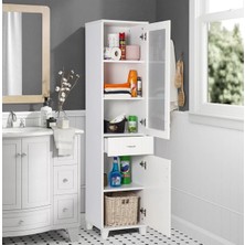 Evistro Banyo ve Mutfak Dolabı Pleksi Camlı Beyaz