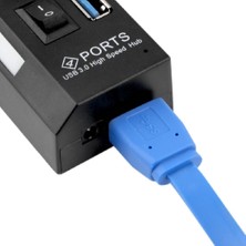 Alfais 5134 4 Port USB 3.0 2.0 Hub Çoğaltıcı Çoklayıcı Switch Splitte