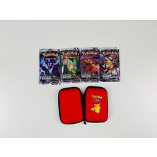 Abetto Ultra Prism Booster Pack Pokemon Kart ve Pokemon Kart Koruma Çantası (4 Paket Bir Arada)