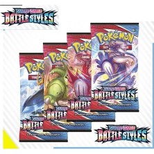 Abetto Pokemon Battle Styles Pokemon Kart Oyun Kartı ve Pokemon Kart Koruma Çantası 4 Paket Bir Arada