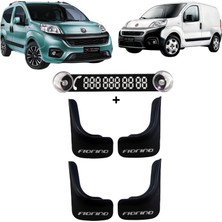 Yenidünyaoto Fiat Fiorino Uyumlu 4'lü Paçalık Çamurluk Seti + Numaratör Tel No Numaralık BDN0003