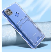 Kip GSM Xiaomi Redmi 9c Kılıf Hibrit Slim Fit Sararma Önleyici Şeffaf Kartlıklı Kılıf