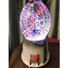 Mobgift Romantik Aşıklar Ayakta Orta Boy Işıklı Kar Küresi