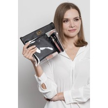 Marie Claire Siyah Kadın Makyaj Çantası Dore MC212111241