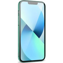 Coverzone IPhone 14 Ile Uyumlu Kılıf Dört Köşe Renkli Sert Plastik Pixel Kapak Rosegold