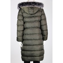 Viesta 7459 Kapişonlu Tüylü Şişme Mont