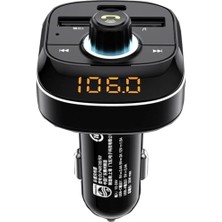 Philips USB ve Type-C Şarjlı USB-Micro SD Okuyuculu Bluetooth 5.0 FM Transmitter