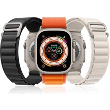 KTL Apple Watch 7 45MM Zore Krd-74 Hasır Kordon