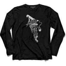 Kendim Seçtim Wızard Yüzüklerin Efendisi Lord Of The Rings  Uzun Kollu Tişört Baskılı Çocuk T-Shirt