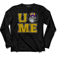 Kendim Seçtim John Cena F.ck You Me Never Gıve Up Cenatıon  Uzun Kollu Tişört Baskılı Çocuk T-Shirt