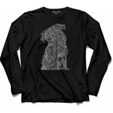 Kendim Seçtim Chubby Pug Dog Tombul Köpek  Uzun Kollu Tişört Baskılı Çocuk T-Shirt