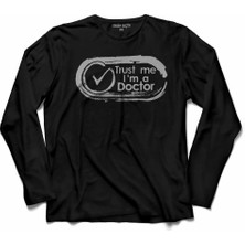 Kendim Seçtim Doctor Who Trust Me I Am The 3  Uzun Kollu Tişört Baskılı Çocuk T-Shirt