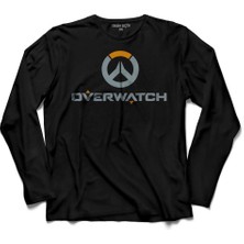 Kendim Seçtim Overwatch Heroes Steam Logo Over Watch  Uzun Kollu Tişört Baskılı Çocuk T-Shirt