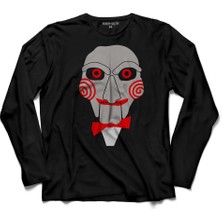 Kendim Seçtim The Saw 1 2 3 4 5 6 7 8 Testere Filmi  Uzun Kollu Tişört Baskılı Çocuk T-Shirt