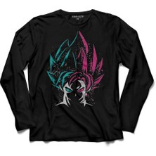 Kendim Seçtim Dragon Ball Z Son Goku  Uzun Kollu Tişört Baskılı Çocuk T-Shirt