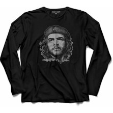 Kendim Seçtim Ernosto Che Guevara Küba Devrimci  Uzun Kollu Tişört Baskılı Çocuk T-Shirt
