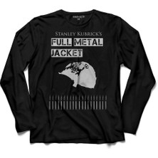 Kendim Seçtim Full Metal Jacket Stanley Kubrıcks New Fma  Uzun Kollu Tişört Baskılı Çocuk T-Shirt