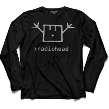 Kendim Seçtim Radıohead Radıo Head Logo Thom Yorke 3  Uzun Kollu Tişört Baskılı Çocuk T-Shirt