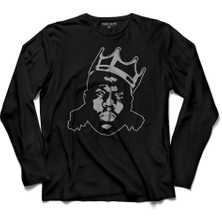 Kendim Seçtim The Notorıous Bıggıe B.ı.g. Go Bıg Rap Music 3  Uzun Kollu Tişört Baskılı Çocuk T-Shirt